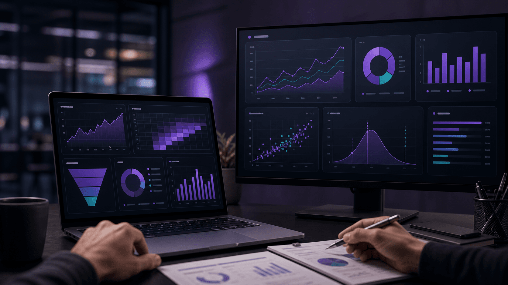 Tableros de ventas, stock y métricas operativas con apoyo de IA